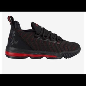 NIKE LEBRON XVI 16 bred basketball shoes 1Y